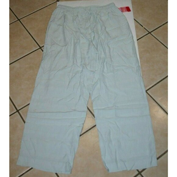 J London pajama pants womens XL Marshalls green drawstrings elastic 30 x 30 new - Picture 1 of 10